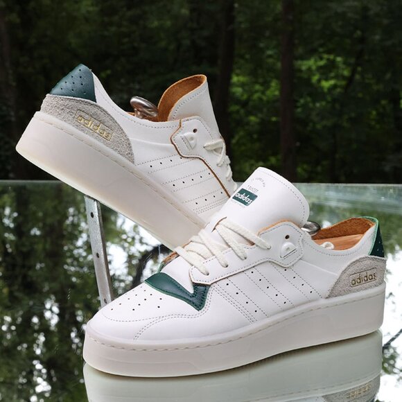 Adidas Rivalry Summer Low White Green Size 10 - Picture 4 of 13